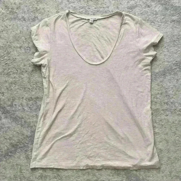James Perse Scoop Neck Top - Picture 1 of 4